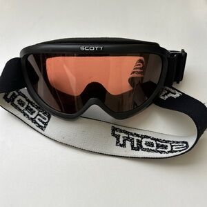 Scott Black and Orange Ski Goggles